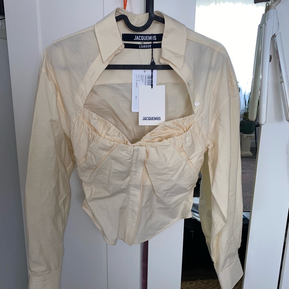 Jacquemus Corset Poplin Shirt. Brand new with tags